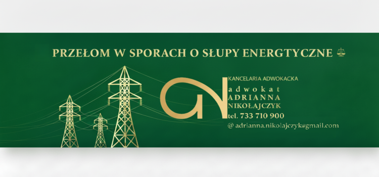 Przełom w sporach o słupy energetyczne